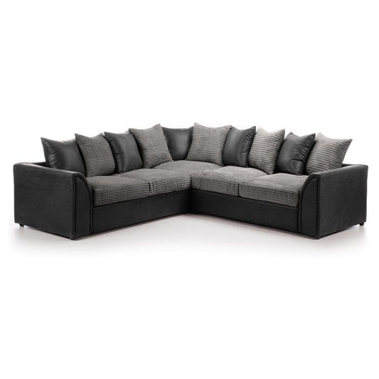 Danny Cord Fabric 5 Seater Corner Sofa