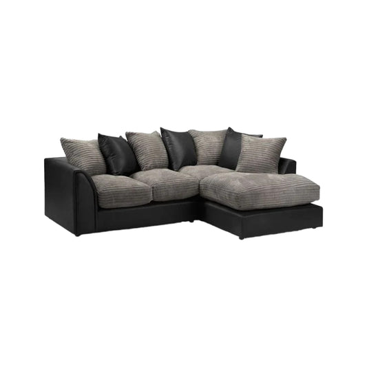 Danny Cord Fabric Corner Sofa